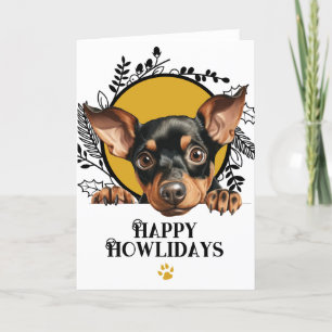 Happy Howlidays Manchester Terrier Dog Weihnachten