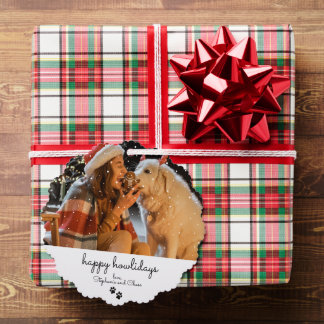 Happy Howlidays Minimaler Weihnachtsgebäck Ornament Karte