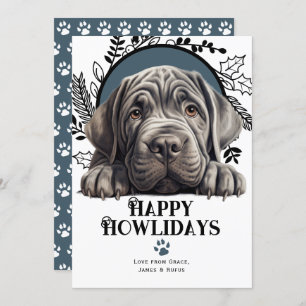 Happy Howlidays Neapolitan Mastiff Dog Weihnachten