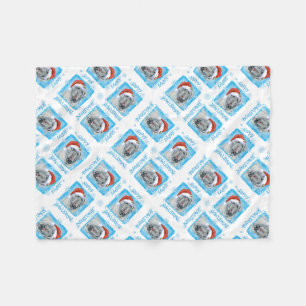 Happy Howlidays Neapolitan Mastiff Fleece Blanket