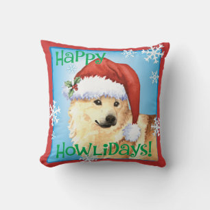 Happy Howlidays Norwegischer Buhund Kissen