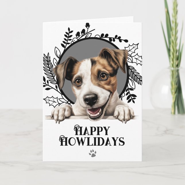 Happy Howlidays Parson Russell Terrier Weihnachten (Vorderseite)