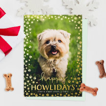 Happy Howlidays Pet Lover Gold