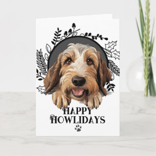 Happy Howlidays Petit Basset Griffon Vendeen Dog Feiertagskarte