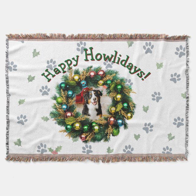 Happy Howlidays Photo Image Decke (Vorderseite)