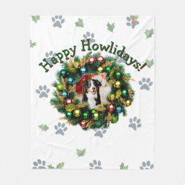 Happy Howlidays Photo Image Fleecedecke