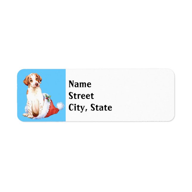 Happy Howlidays Pointer Address Label (Vorne)