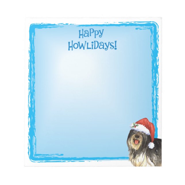 Happy Howlidays PON Notizblock (Vorderseite)