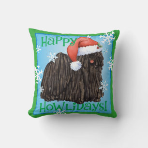 Happy Howlidays Puli Kissen