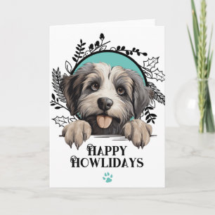 Happy Howlidays Pyrenean Shepherd Dog Weihnachten