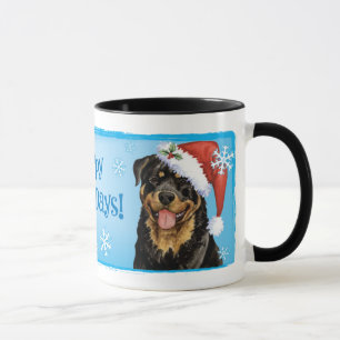 Happy Howlidays Rottweiler Tasse