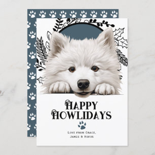 Happy Howlidays Samoyed Dog Weihnachten