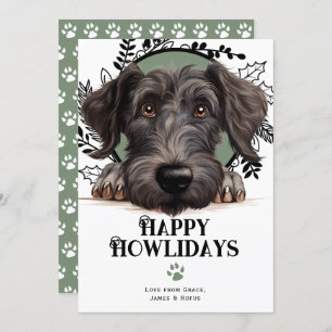 Happy Howlidays Scottish Deerhound Dog Weihnachten