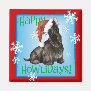 Happy Howlidays Scottish Terrier Magnet