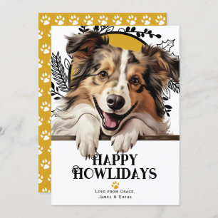 Happy Howlidays Shetland Sheepdog Weihnachten