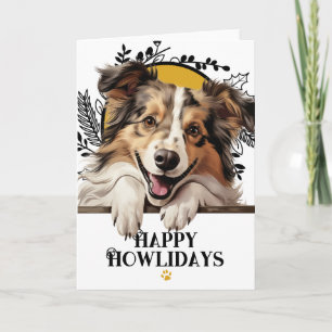 Happy Howlidays Shetland Sheepdog Weihnachten