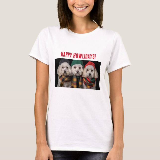 Happy Howlidays T-Shirt (Vorderseite)