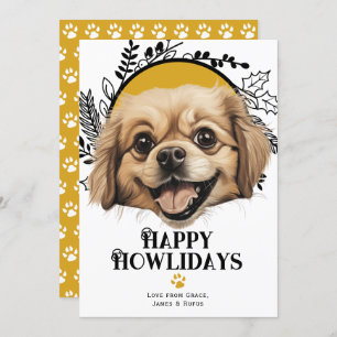 Happy Howlidays Tibetan Spaniel Weihnachten