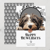 Happy Howlidays Tibetan Terrier Dog Christmas 