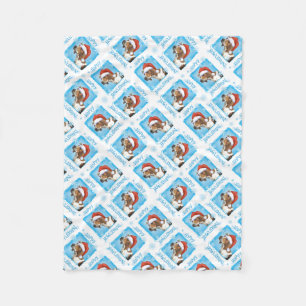 Happy Howlidays Treeing Walker Fleece Blanket