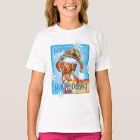 Happy Howlidays Vizsla T - Shirt