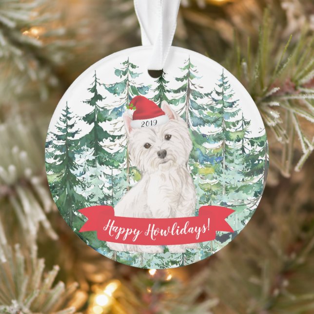 Happy Howlidays Westidays Weihnachten Ornament (Baum)