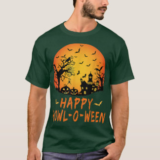 Happy Howloween, Beängstigend Spooky Spider Bat, H T-Shirt