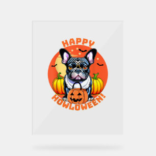 Happy Howloween French Bulldog-Frenchie Acrylschild
