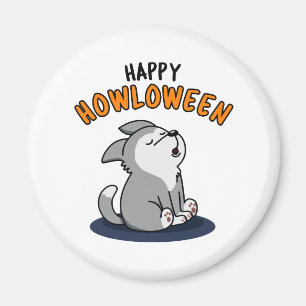 Happy Howloween Funny Dog Pub Magnet