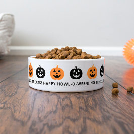Happy Howloween Kürbislaterne Pumpkin Dog Napf