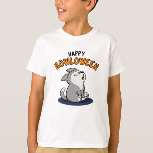 Happy Howloween Niedlicher Welpe Dog Pub T-Shirt
