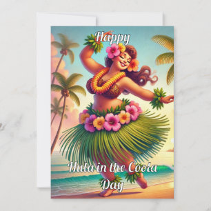 Happy Hula am Coola Day Feiertagskarte