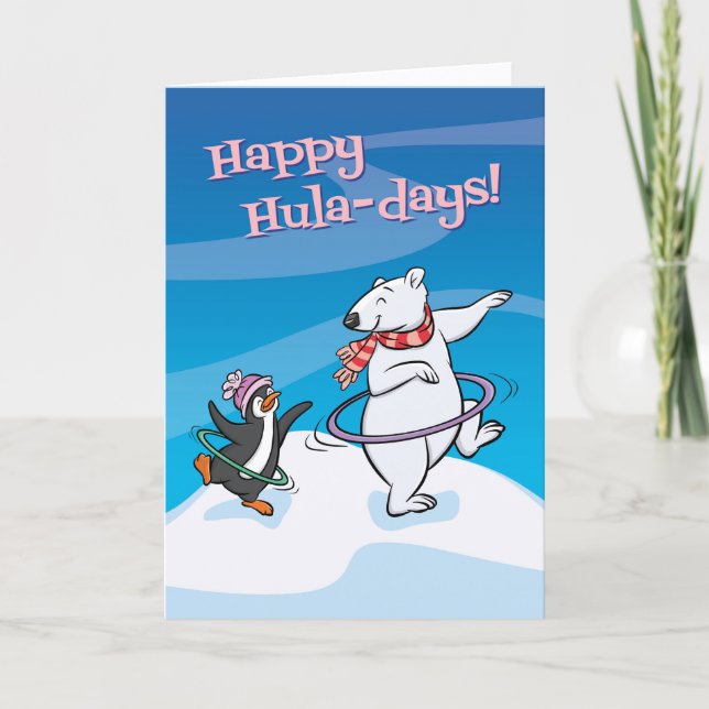 Happy Hula-Days (Blank Inside) Card Karte (Vorderseite)
