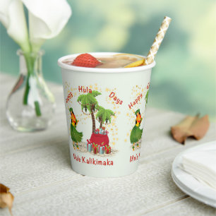Happy Hula Days Paper Cup Pappbecher