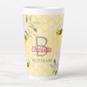 Happy Hummeln Gelbe Honigwabe Rosa Bossbabe Milchtasse
