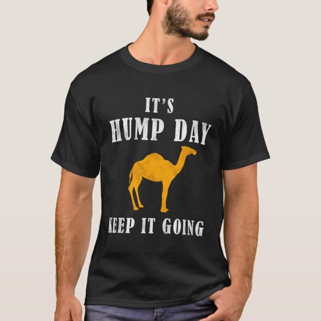Happy Hump Day Camel Meme T-Shirt (Vorderseite)