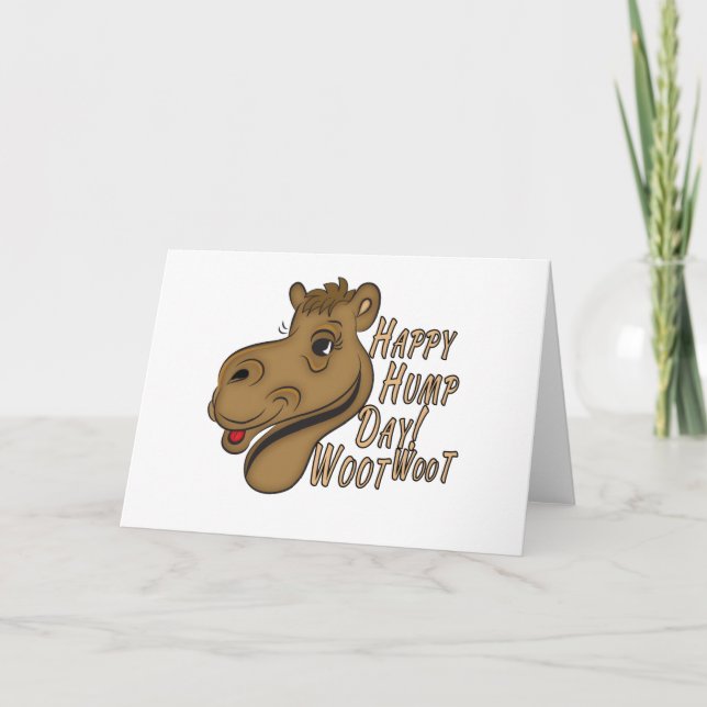 Happy Hump Day Woot Woot Karte (Vorderseite)