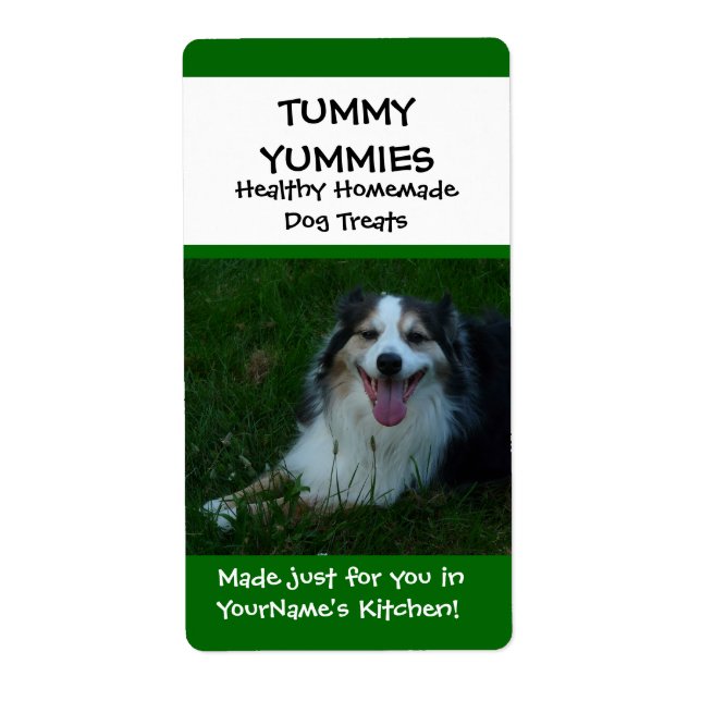 Happy Hund hausgemachte Leckereien Kitchen Label S (Vorne)