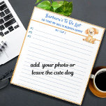 Happy Hund oder Foto Personalisiert, Planer zu tun Notizblock<br><div class="desc">Happy Cat Personalisiert Planner Simple Modern To Do List / Planner Notepad Und, Sie werden von der wundervollen Happy Cat bejubelt — um Ihnen genau diesen zusätzlichen Anreiz und viel Liebe auf dem Weg zu geben (und vielleicht ein paar Lächeln auch). Alle Design-Fragen oder wenn Sie Hilfe benötigen, senden Sie...</div>