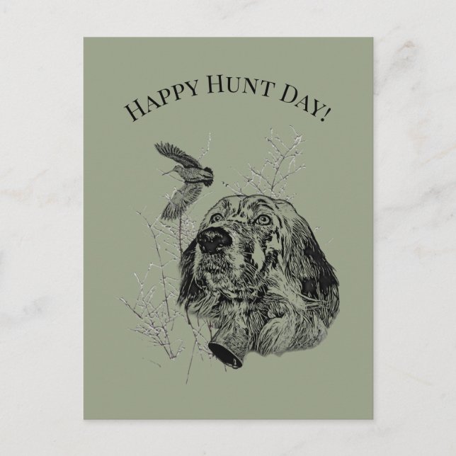 Happy Hunt Day! Postkarte (Vorderseite)