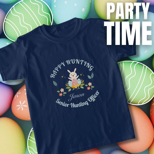 Happy Hunting Oaster T-Shirt (Gear up for Easter Hunt Party)