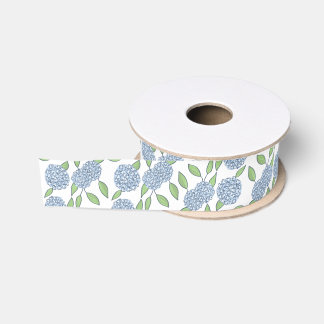 Happy Hydrangea Etwas Blue Wedding Ripsband