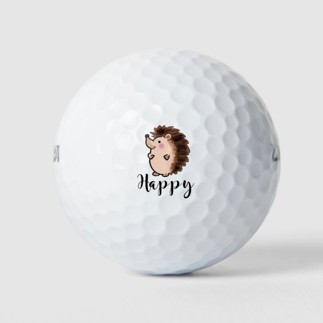 Happy Igel Golfball (Vorderseite)
