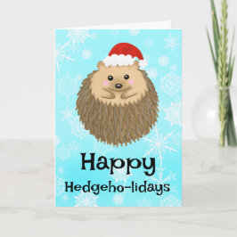 Happy Igel Holidays Niedlich Weihnachten