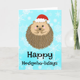 Happy Igel Holidays Niedlich Weihnachten