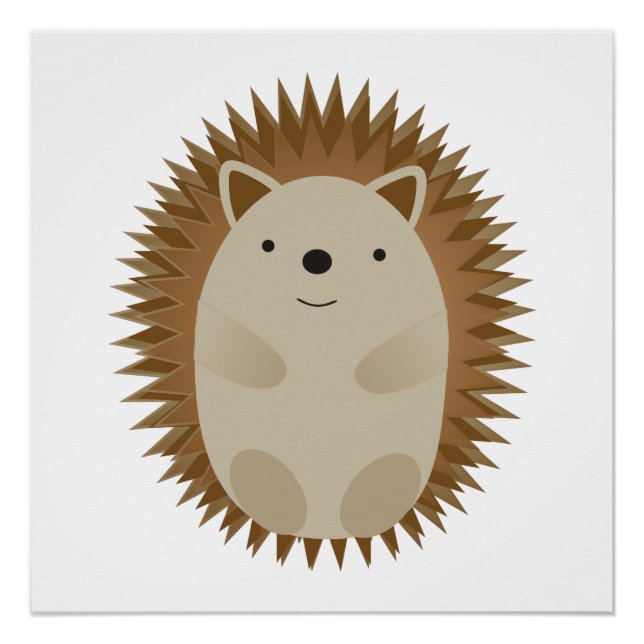 Happy Igel Poster (Vorderseite)