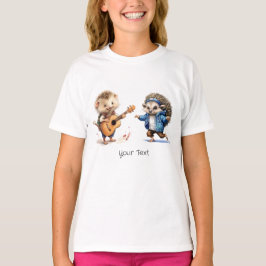 Happy Igel Watercolor Girl T - Shirt