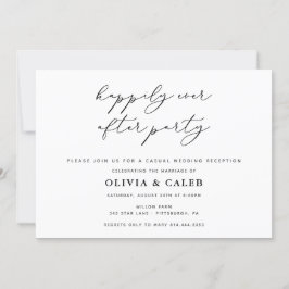 Happy immer nach Hochzeit Einladung