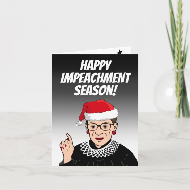 Happy Impeachment Season from RBG Karte (Vorderseite)