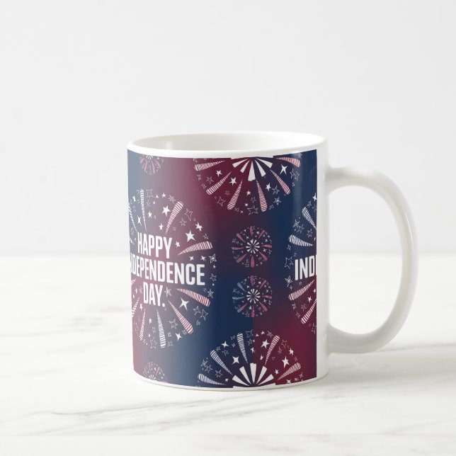 Happy Independence Day & 4. Juli Geschenk Idee Kaffeetasse (Rechts)